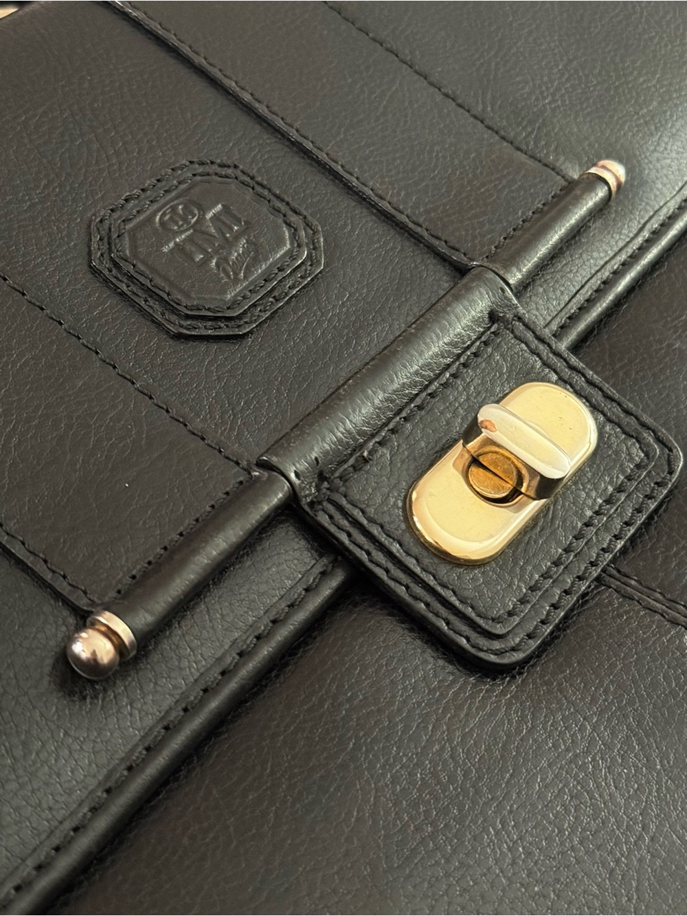 VINTAGE BLACK UMI BRIEFCASE - Picture 11 of 16